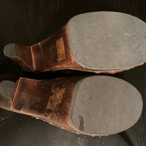 Colin Stuart Mule Clogs size 7 1/2 4”heel - Picture 7 of 7